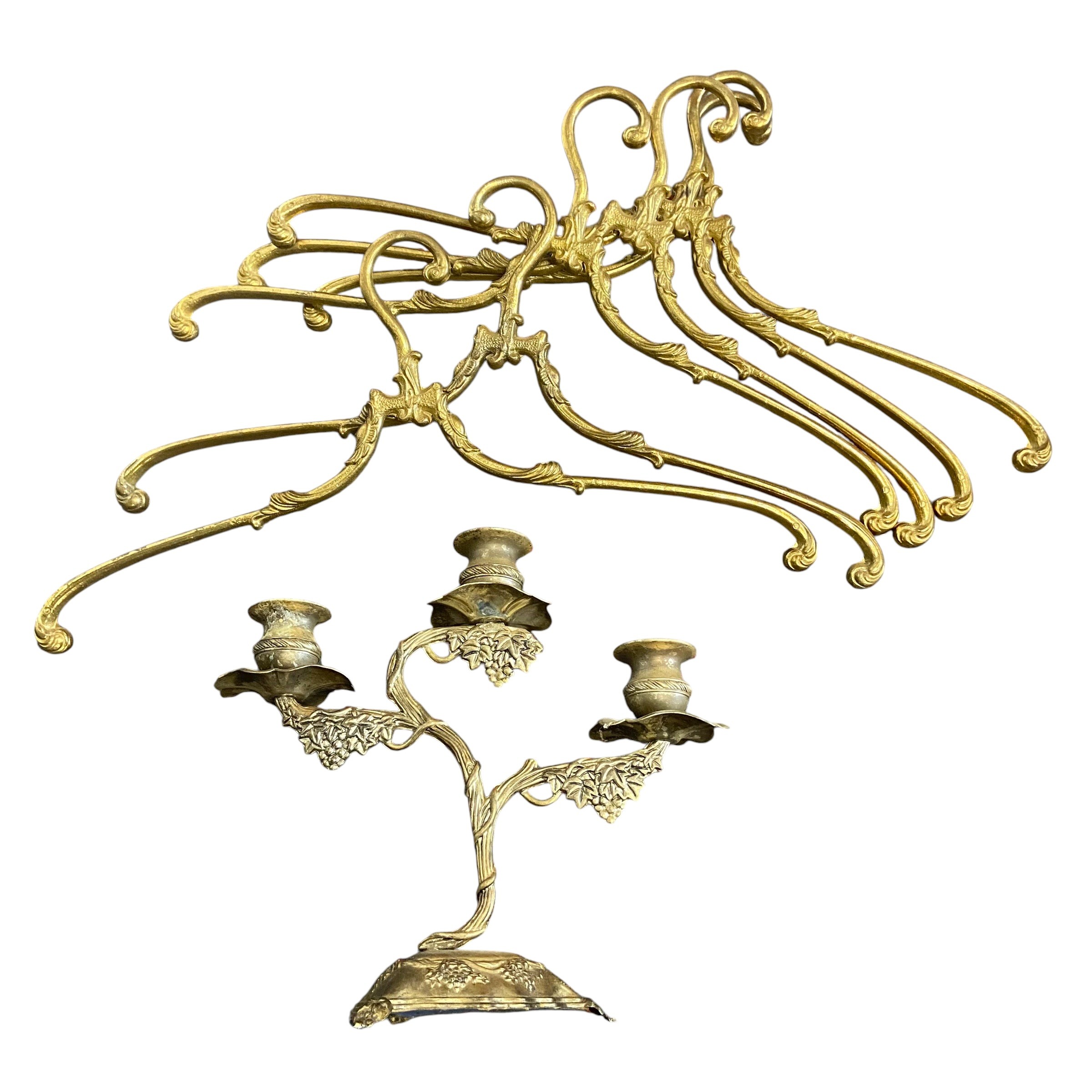 A mixed collection of silver plated and other items to include trays, bowls, teapots, cutlery and - Image 13 of 20