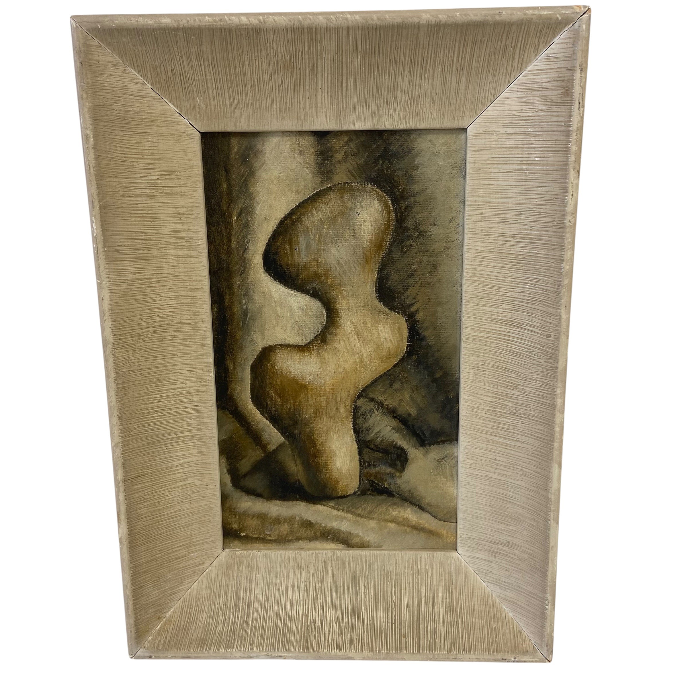 After Rudolf Krivos (b.1933), a signed contemporary oil on board titled 'Madona S Dietatum' 2012, - Image 6 of 8