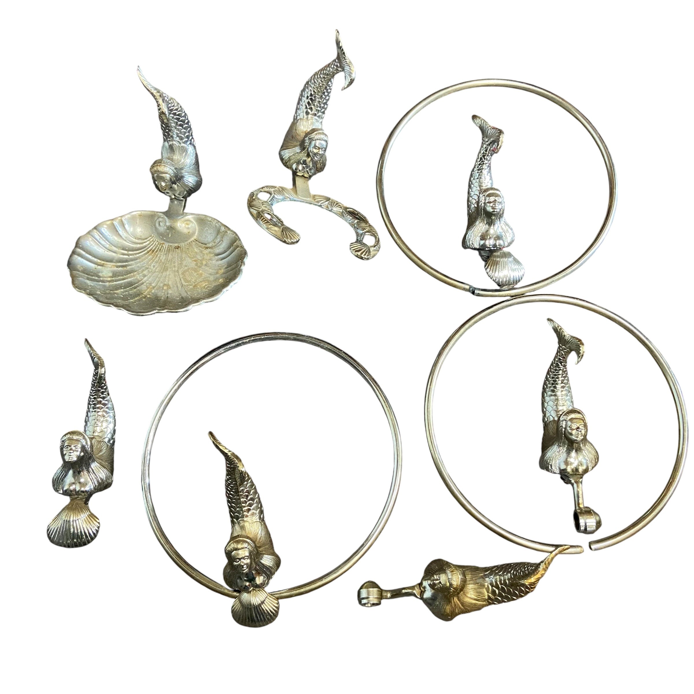 A mixed collection of silver plated and other items to include trays, bowls, teapots, cutlery and - Image 16 of 20