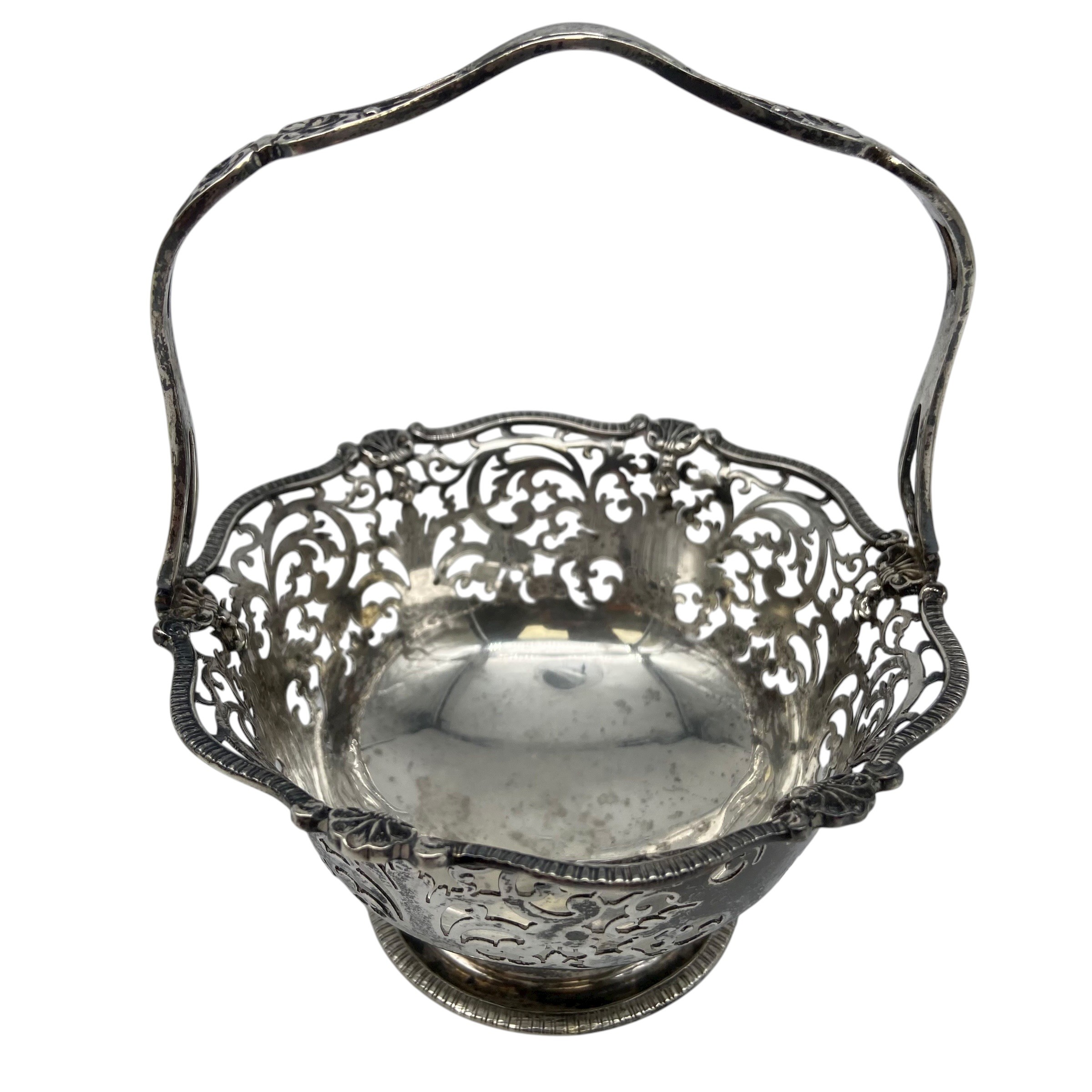 A Georgian sterling silver sugar pot with glass liner by Thomas Wilkes Barker C.1815 together with - Image 5 of 6
