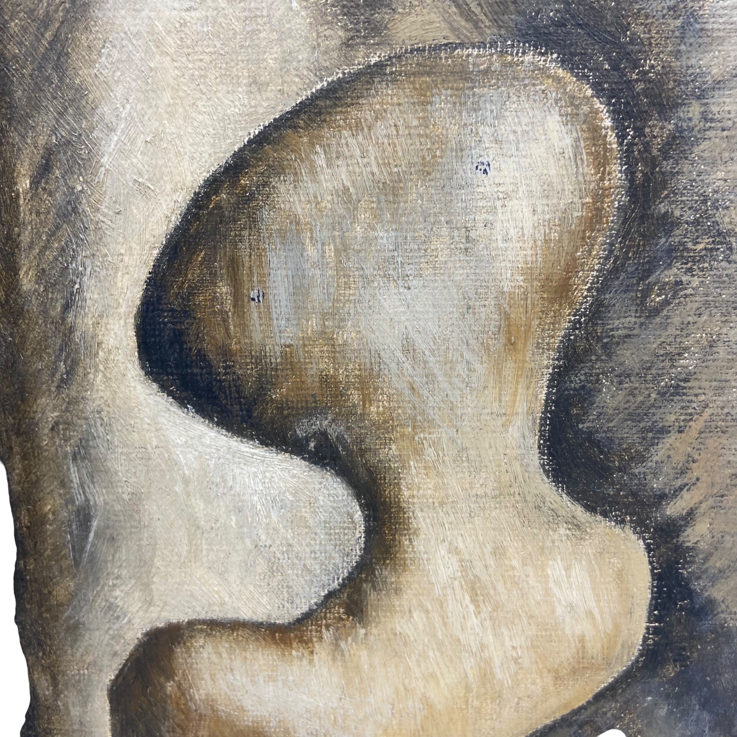 After Rudolf Krivos (b.1933), a signed contemporary oil on board titled 'Madona S Dietatum' 2012, - Image 7 of 8