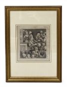 William Hogarth (1697-1764), an 18th century proof-stage etching titled 'The Laughing Audience' C.