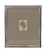 Ernest Howard Shepard (1879-1976), an early 20th century pencil sketch titled 'Man Cleaning His