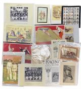 A large mixed collection of vintage posters and prints. All unframed.