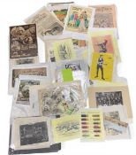 A large mixed collection of vintage posters and prints. All unframed.