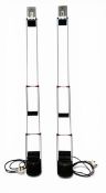A pair of 21st Century Tizio desk lamps by Richard Sapper for Artemide with maker's marks to the