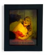 A contemporary backlit lenticular movie poster print after the original photograph by Paul Hesse,
