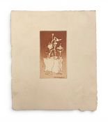 Yves Tanguy (1900-1955), an early 20th century etching with aquatint depicting abstract Modernist