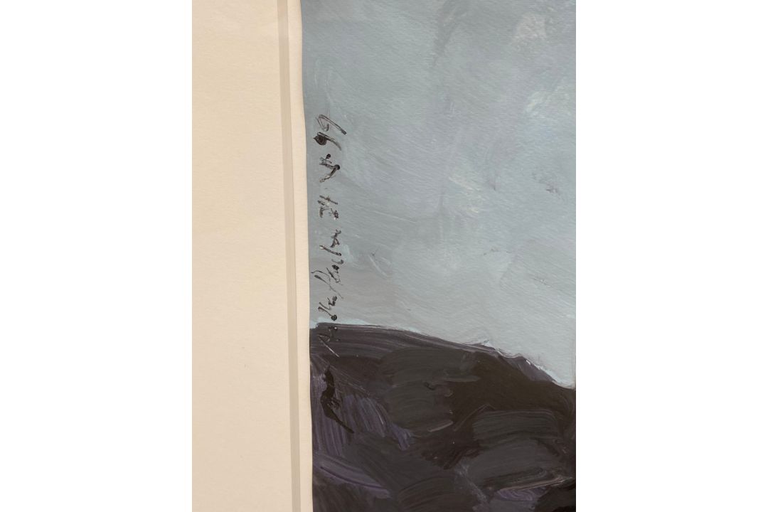 Robert Andrew Parker (1927-2023), a large contemporary gouache landscape painting on paper titled ' - Image 4 of 6