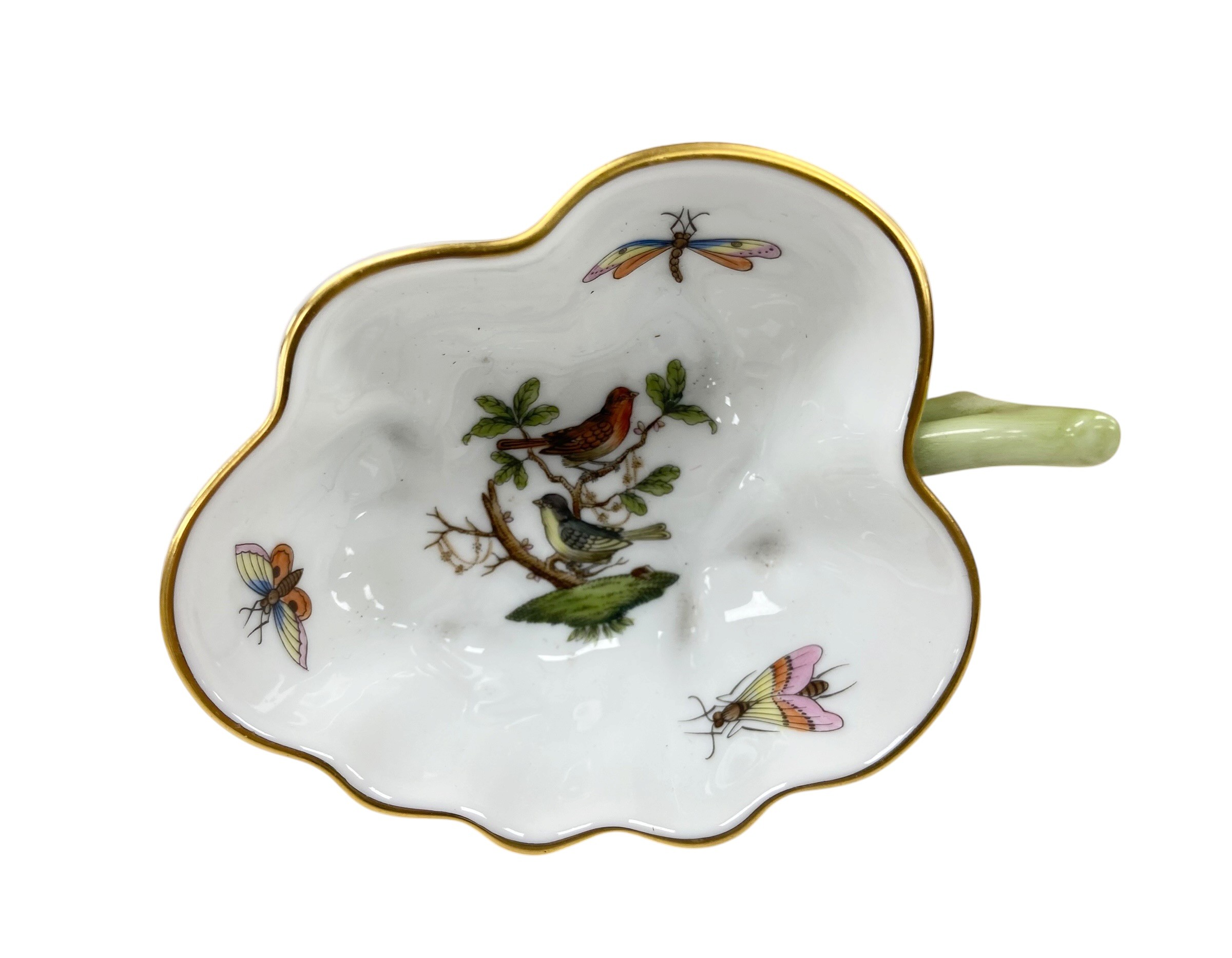 A mixed collection of Herend and other hand decorated porcelain items. - Image 2 of 8