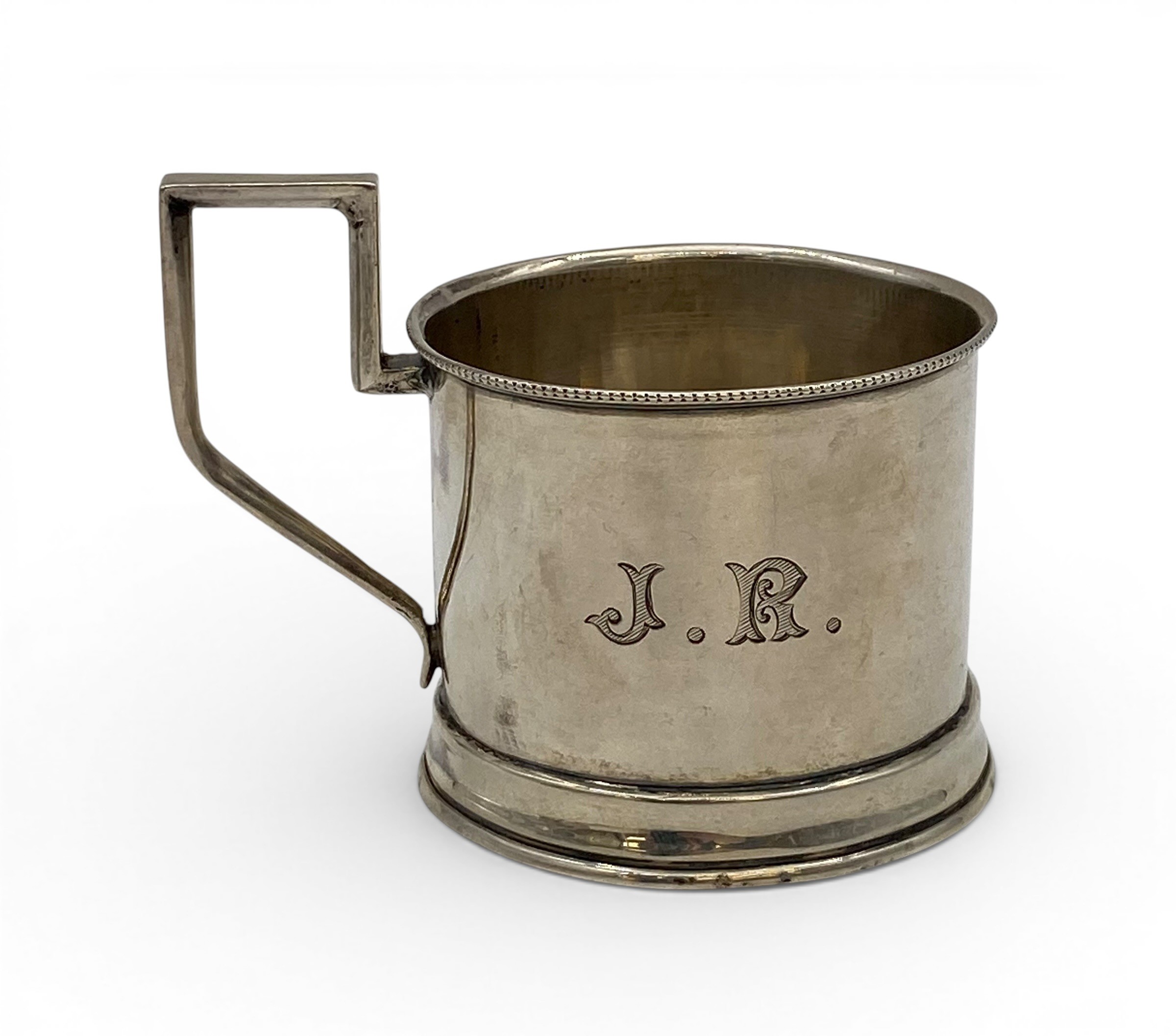 A silver hallmarked christening cup, an Aspreys dish etc. Silver weight: 138g - Image 2 of 7