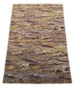 A very large contemporary wool and silk Tim Page Carpets Bookbinder rug in the Masque marble