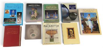 A mixed lot of antiques and other reference books to include Charles Rennie Mackintosh: Architect,
