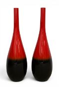 A pair of large ceramic Rocha John Rocha vases. H.93cm each
