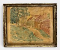 Sigurd Swane (1879-1973), an early 20th century pencil and watercolour study. Signed and dated
