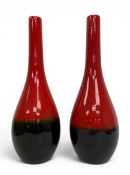 A pair of contemporary ceramic Rocha John Rocha vases. H.44cm each