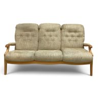 A contemporary Cintique three seater sofa. H.90 x W.180 x D.100