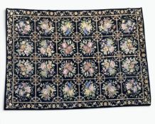 A hand woven Axmister carpet in the French Jacquard weave style, 100pct wool. H.274 x W.358cm