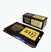 A boxed set of Hornby Stephensons Rocket train tracks and matching points.
