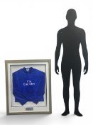Horse racing interest: A contemporary Frankie Dettori signed Godolphin racing silk or jockey