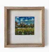 Pat MacAllister (b.1955), oil on card, summer landscape Wicklow, signed, dated and titled to the