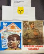 A collection of contemporary political posters. A 2019 Hong Kong protest poster. Part of the 'Yellow