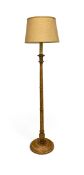 A contemporary vintage style standard lamp. H.140 x W.28cm
