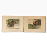 Charles J Crombie (1885-1967) two early 20th century motoring caricatures, prints, unglazed. 'Non