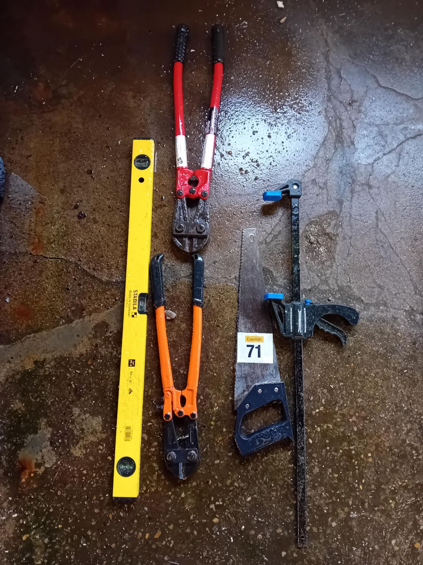 Bolt croppers and other tools