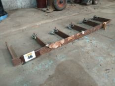 Wall mounted bottle rack