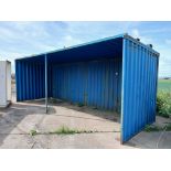 Bike shelter 23ft x 8ft x 8h