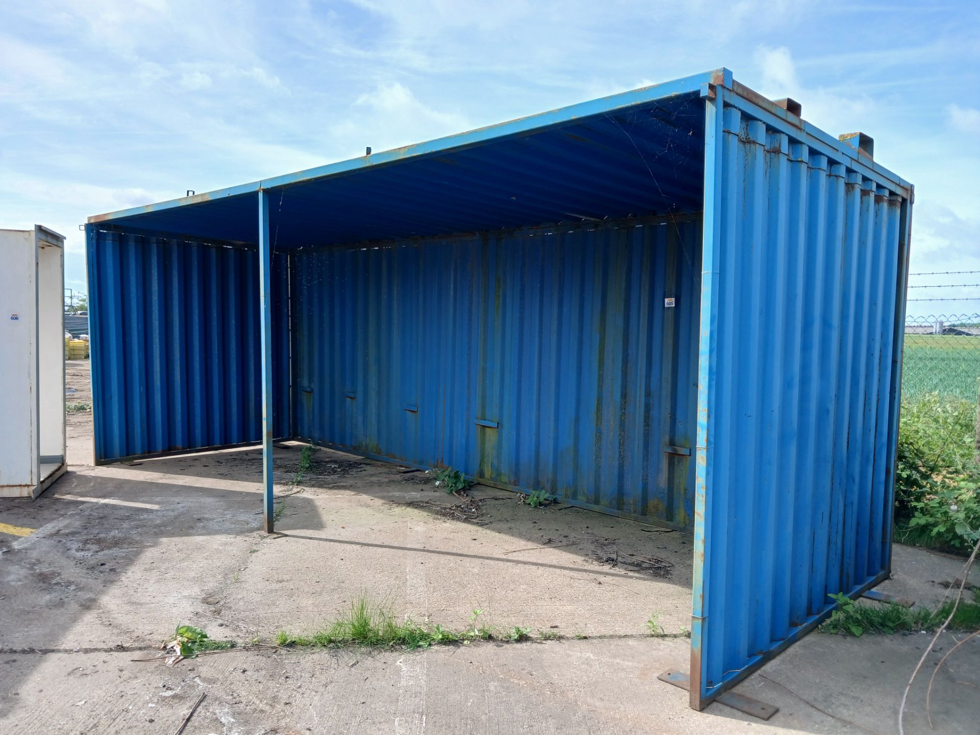 Bike shelter 23ft x 8ft x 8h