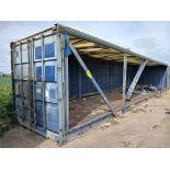 Curtain side container 44.6 x 8ft x 8.6h