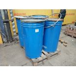 4 x Steel storage drums