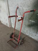 Gas bottle trolley