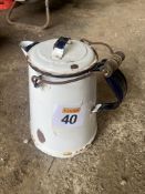 Tin Kettle Jug / Enamel Jug