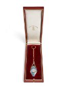 AN EARLY 19TH CENTURY 'TURKISH MARKET' SWISS GOLD AND ENAMEL SCENT BOTTLE