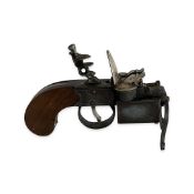 DUNHILL: AN EARLY 20TH CENTURY TABLE TOP LIGHTER DESIGNED AS A PISTOL