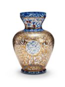 AN ENAMELLED GLASS VASE FOR THE MIDDLE EASTERN MARKET