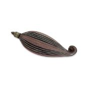 A MURANO GLASS PERFUME FLASK