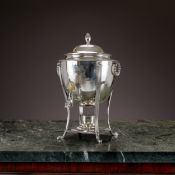 A FINE GEORGE III STERLING SILVER SAMOVAR, LONDON, 1802, PETER PODIO