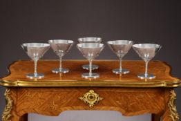 STUART DEVLIN: A SET OF SILVER AND SILVER GILT DESSERT BOWLS C. 1972