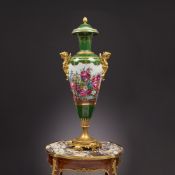 A VERY LARGE SEVRES CHATEAU DES TUILERIES STYLE PORCELAIN VASE