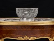 A 19TH CENTURY CHINESE EXPORT SILVER BOWL MARKED FOR WANG HING