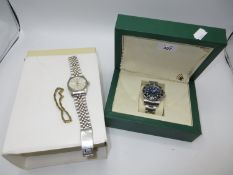 Two Rolex Style Gents Watches and a Bracelet