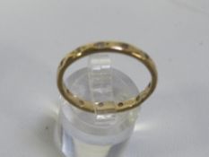 A 9ct eternity ring approx weight 2g