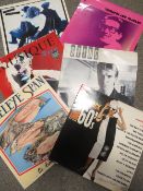 Two trays of LP records / 12 inch single records, circa 120 in total mainly pop music, to include