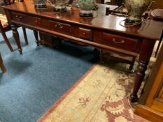 A mahogany dresser W 190 cm