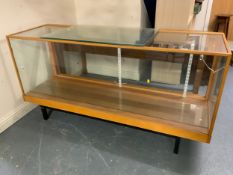 A vintage haberdashery counter cabinet W 181 cm