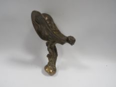 A copy of a silver shadow mascot